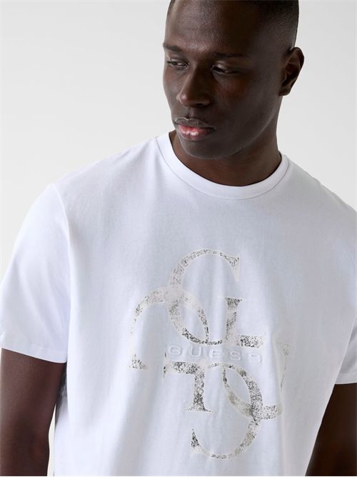 T-shirt con logo stampato GUESS | M6RI03I3Z14/G011